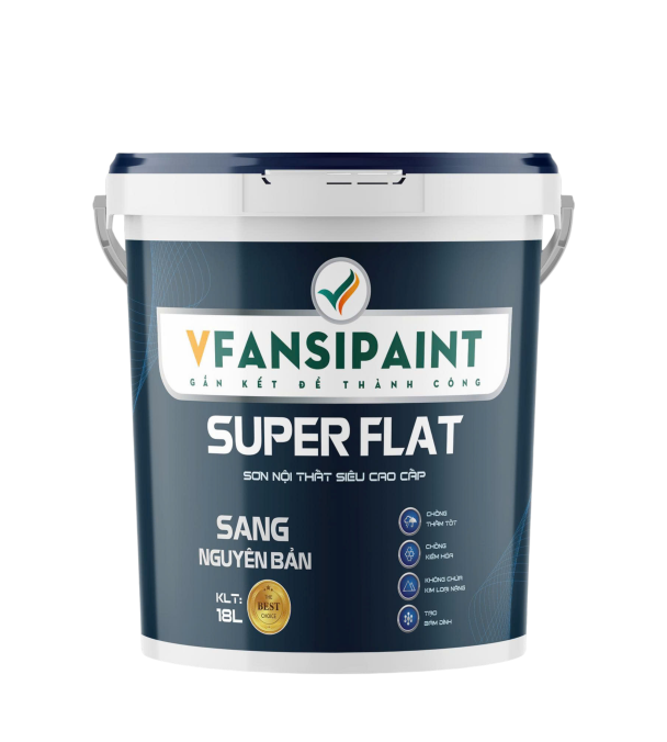 Sơn SuperFlat nội thất siêu cao cấp- mờ Sang trọng